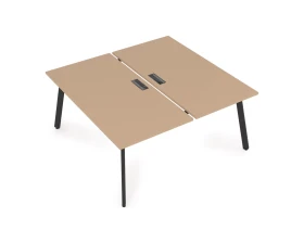 Стол системы Бенч, сдвоенный, на 2 рабочих места - средний (1400x1635x750) АРРЕДО / ARREDO images