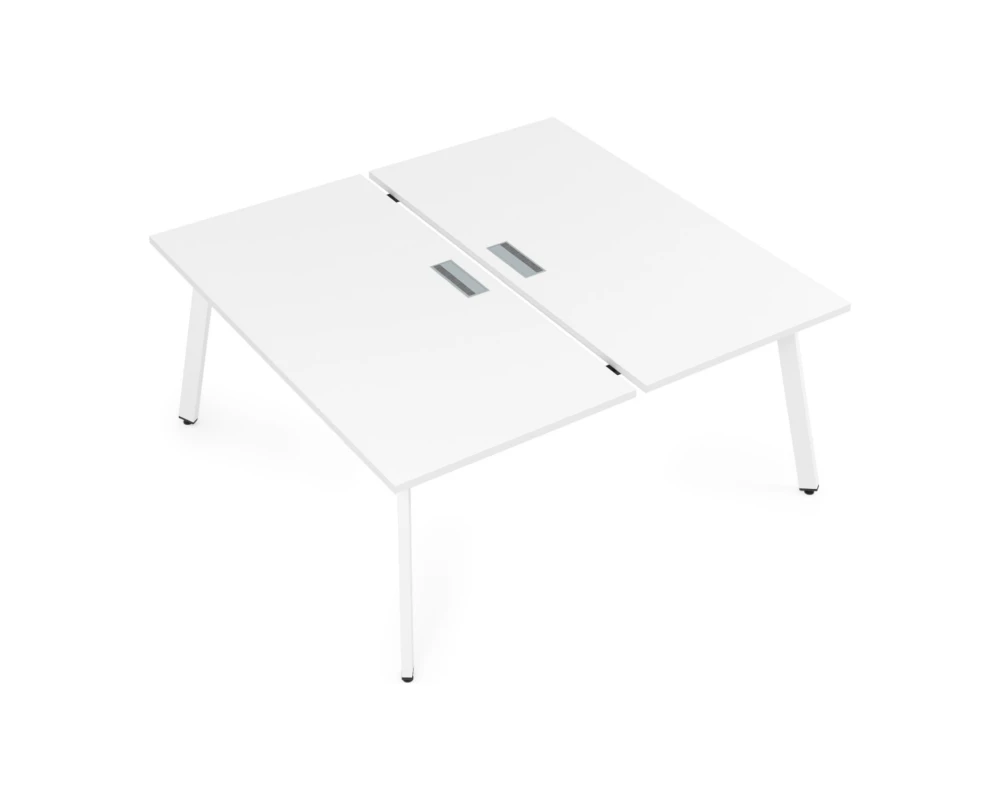 Стол системы Бенч, сдвоенный, на 2 рабочих места - средний (1600x1435x750) АРРЕДО / ARREDO