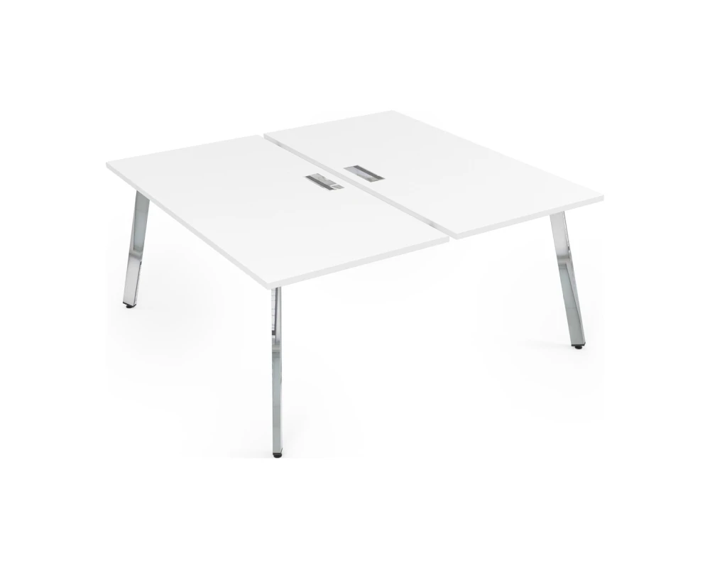 Стол системы Бенч, сдвоенный, на 2 рабочих места - средний (1600x1635x750) АРРЕДО / ARREDO