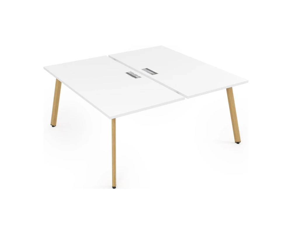 Стол системы Бенч, сдвоенный, на 2 рабочих места - средний (1800x1635x750) АРРЕДО / ARREDO