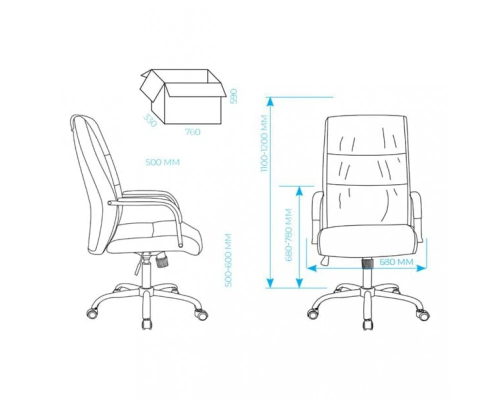 Кресло для руководителя AL 750