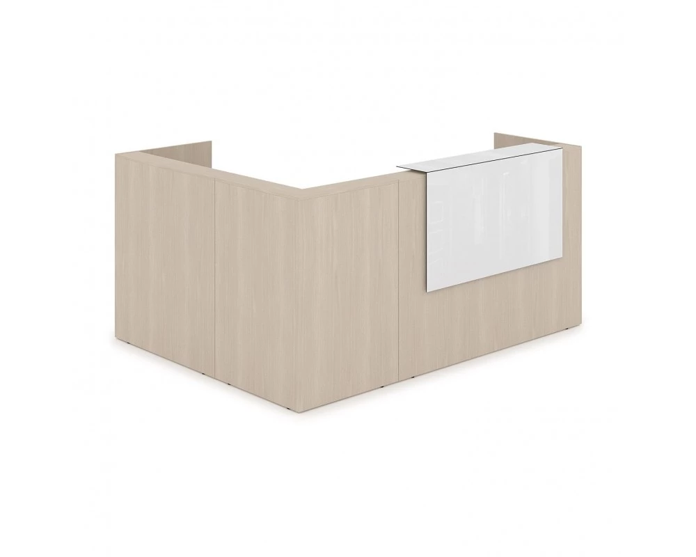 Комплект Ресепшн с фартуком HPL (2344*1765*1149) (с подсветкой) 1КР-КЛ.102.1 Lounge