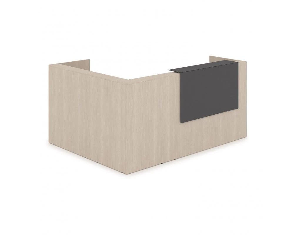 Комплект Ресепшн с фартуком HPL (2344*1765*1149) (с подсветкой) 1КР-КЛ.102.1 Lounge