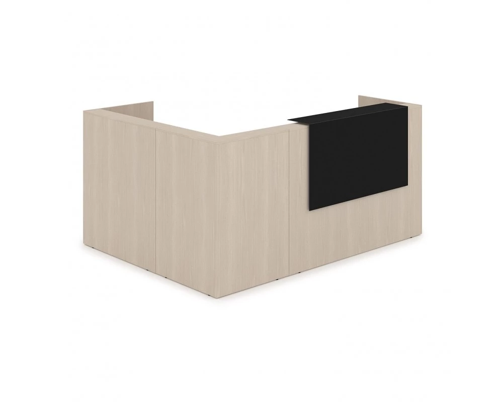 Комплект Ресепшн с фартуком HPL (2344*1765*1149) (с подсветкой) 1КР-КЛ.102.1 Lounge