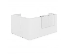 Комплект Ресепшн с фартуком HPL (2344*1765*1149) (с подсветкой) 1КР-КЛ.102.1 Lounge images