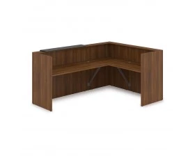 Комплект Ресепшн с фартуком HPL (2344*1765*1149) (с подсветкой) 1КР-КЛ.102.1 Lounge images