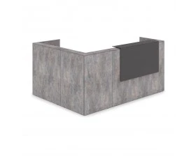 Комплект Ресепшн с фартуком HPL (2344*1765*1149) (с подсветкой) 1КР-КЛ.102.1 Lounge images