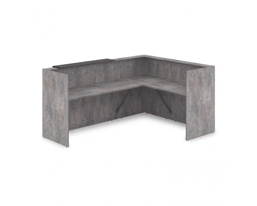 Комплект Ресепшн с фартуком HPL (2344*1765*1149) (с подсветкой) 1КР-КЛ.102.1 Lounge