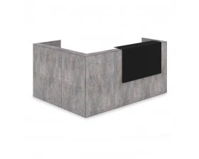 Комплект Ресепшн с фартуком HPL (2344*1765*1149) (с подсветкой) 1КР-КЛ.102.1 Lounge images