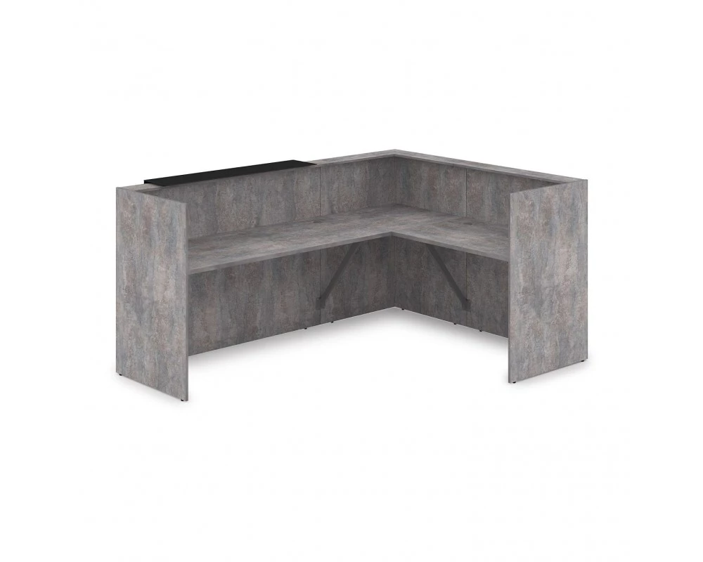 Комплект Ресепшн с фартуком HPL (2344*1765*1149) (с подсветкой) 1КР-КЛ.102.1 Lounge