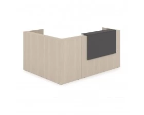 Комплект Ресепшн с фартуком ЛДСП (2344*1777*1161) (без подсветки) 1КР-ДС.102 Lounge images