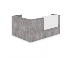 Комплект Ресепшн с фартуком ЛДСП (2344*1777*1161) (без подсветки) 1КР-ДС.102 Lounge images