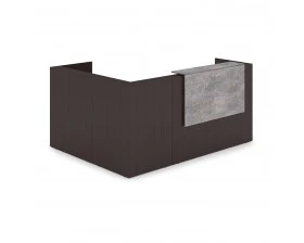 Комплект Ресепшн с фартуком ЛДСП (2344*1777*1161) (без подсветки) 1КР-ДС.102 Lounge images