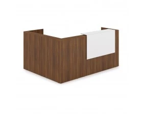 Комплект Ресепшн с фартуком ЛДСП (2344*1777*1161) (с подсветкой) 1КР-ДС.102.1 Lounge images