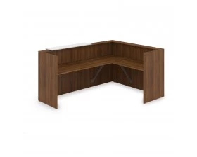 Комплект Ресепшн с фартуком ЛДСП (2344*1777*1161) (с подсветкой) 1КР-ДС.102.1 Lounge images