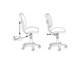 Кресло Бюрократ CH-204NX/PENCIL-BL images