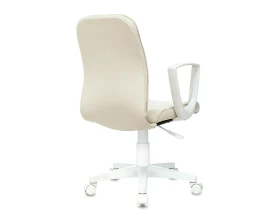 Кресло Бюрократ CH-W327 Экокожа, Слоновая кость images