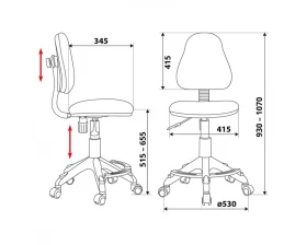 Кресло Бюрократ KD-4-F/GIRAFFE images