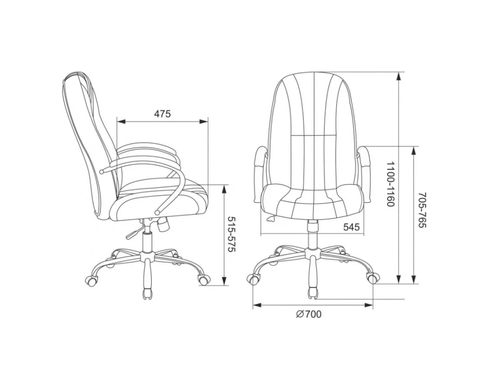 Кресло Бюрократ T-898SL