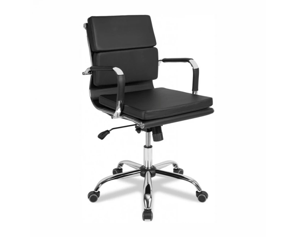 Кресло College CLG-630 LXH-B Экокожа, Черный