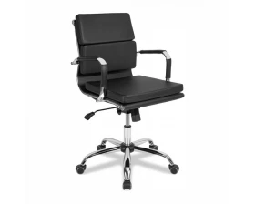 Кресло College CLG-630 LXH-B Экокожа, Черный images