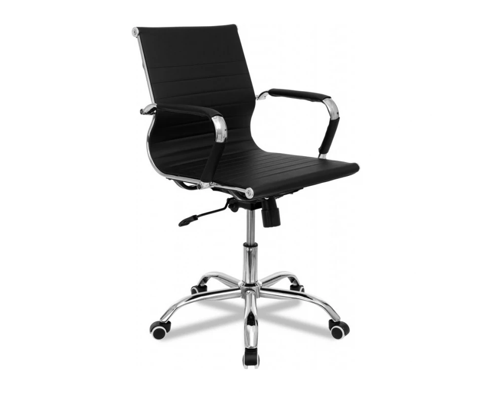 Кресло College CLG-621-B Экокожа, Черный