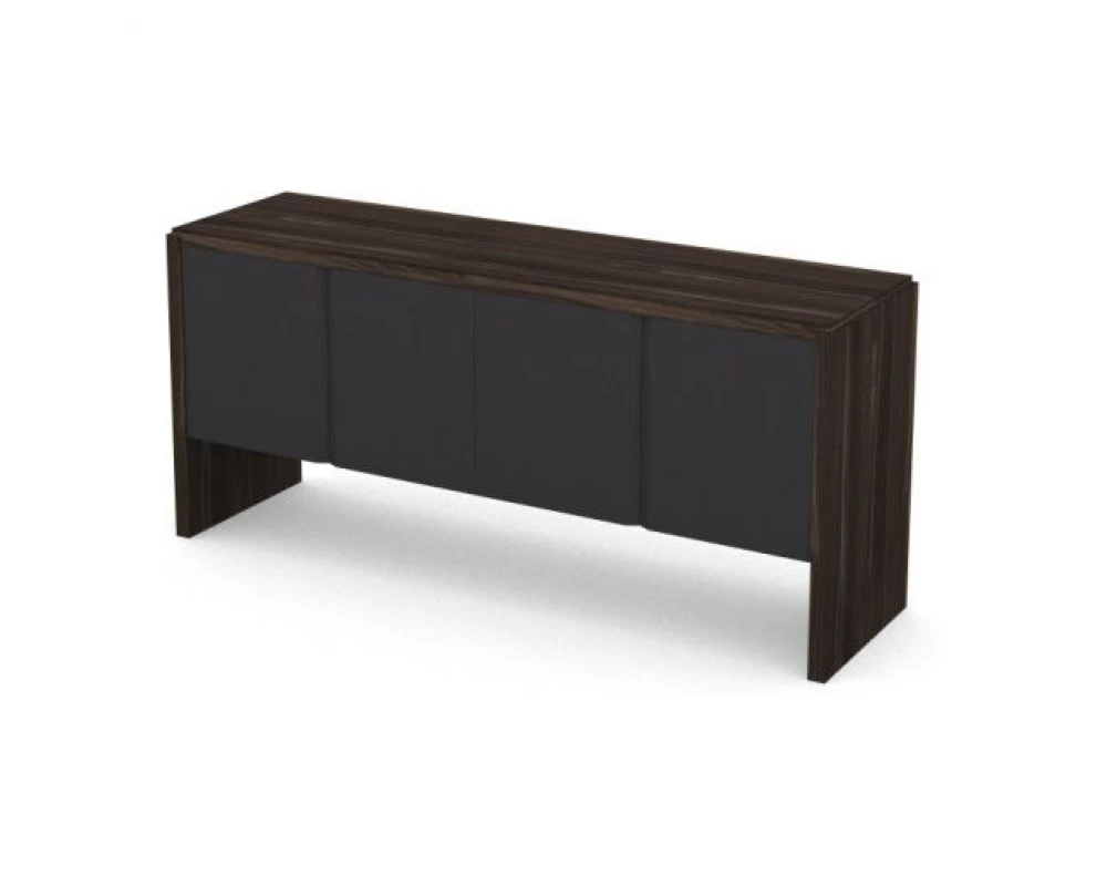 Греденция new 166,2х45х75,2 Vegas (df) Дуб монтенегро/Черный