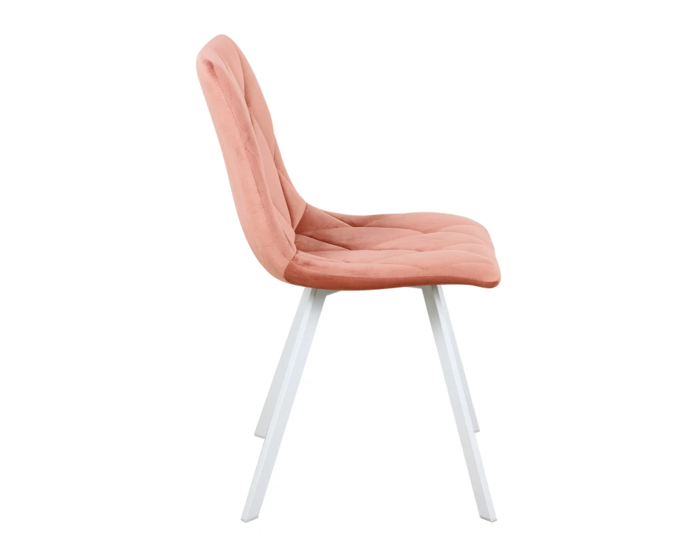 Стул обеденный Рокки ножки прямоугольные белые