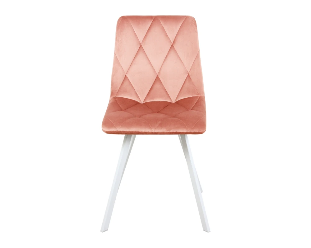 Стул обеденный Рокки ножки прямоугольные белые