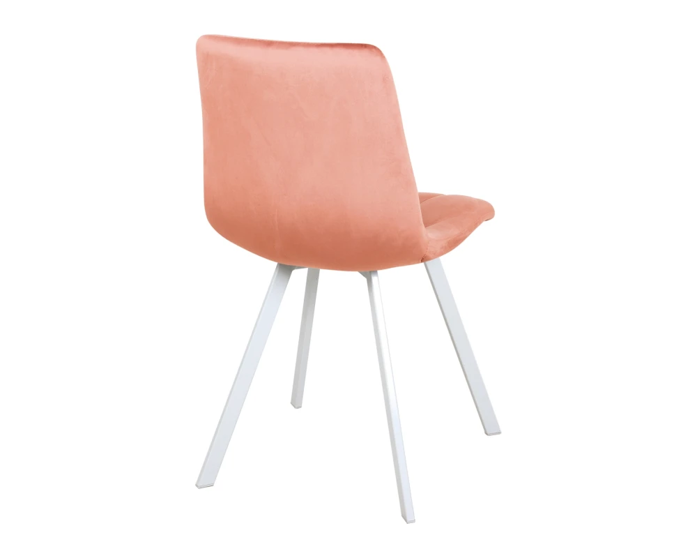 Стул обеденный Рокки ножки прямоугольные белые