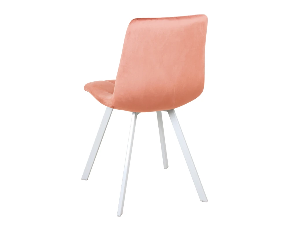 Стул обеденный Рокки ножки прямоугольные белые