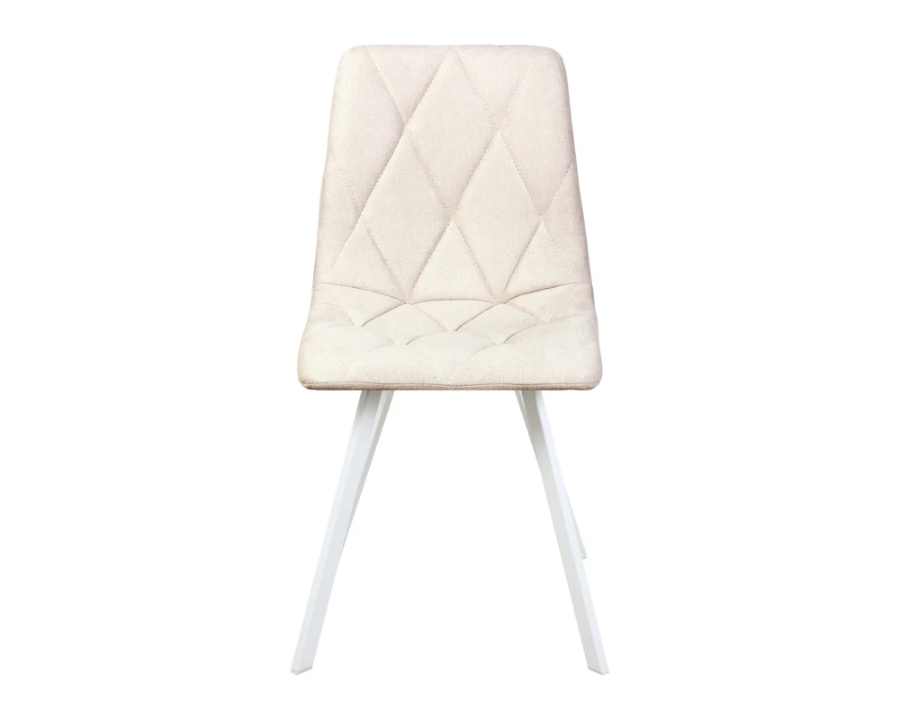 Стул обеденный Рокки ножки прямоугольные белые