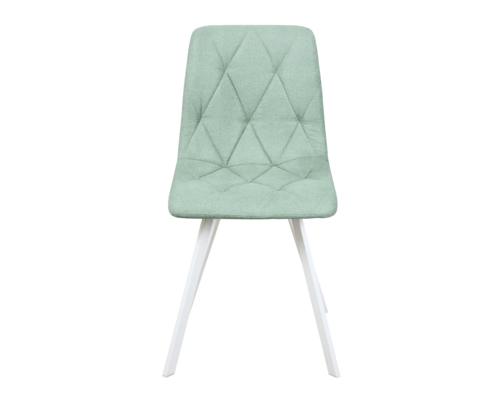 Стул обеденный Рокки ножки прямоугольные белые