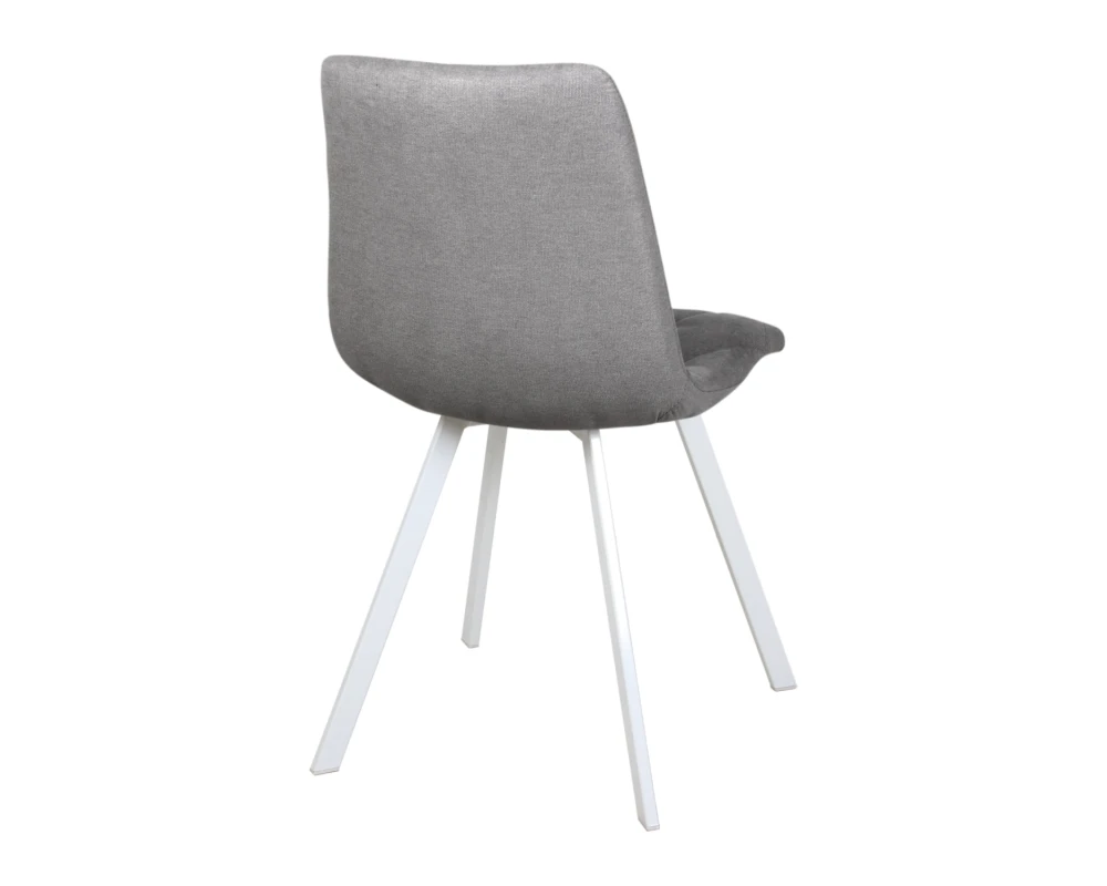 Стул обеденный Рокки ножки прямоугольные белые