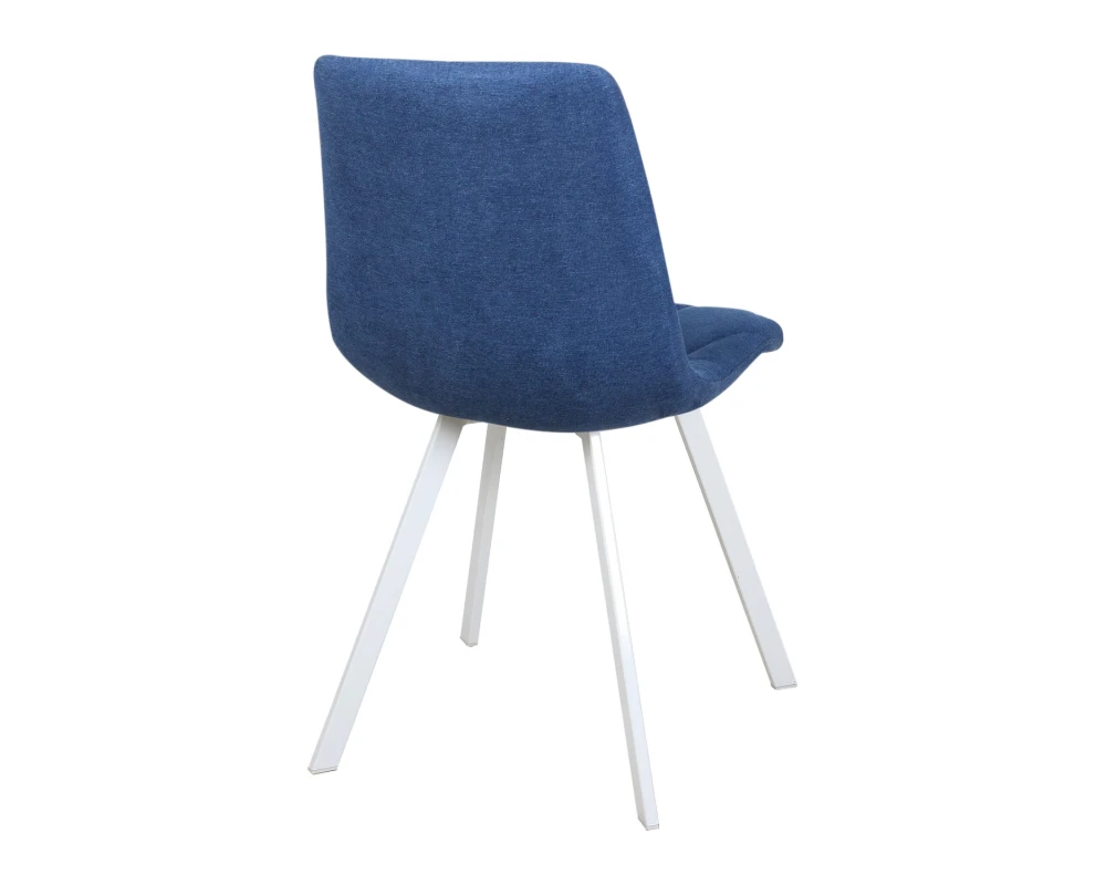 Стул обеденный Рокки ножки прямоугольные белые