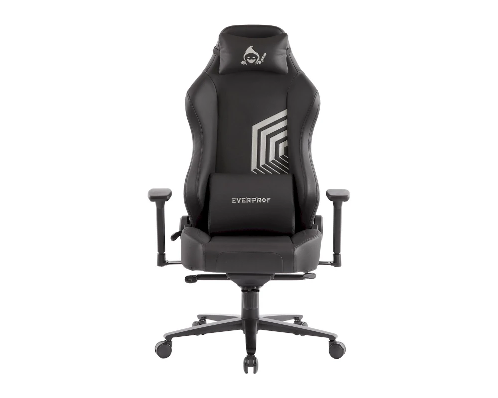 Кресло Everprof Hanzo Экокожа, Черный