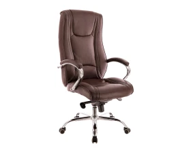 Кресло Everprof King M Натуральная кожа, Коричневый images