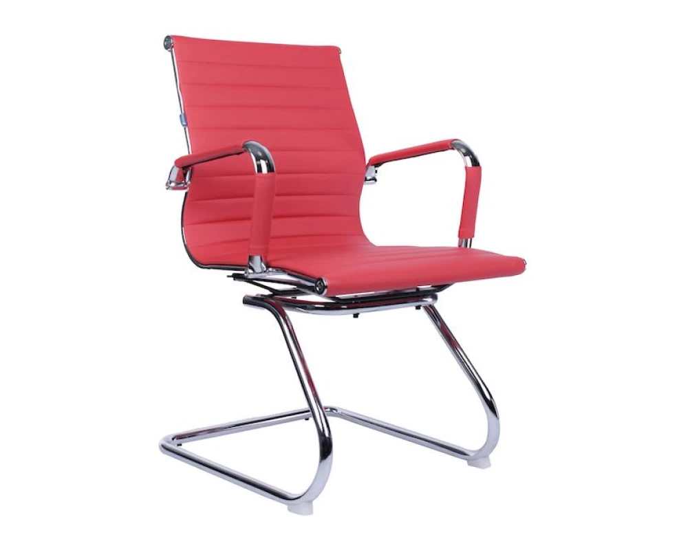 Кресло Everprof Leo CF Экокожа, Красный
