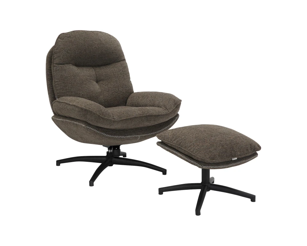 Кресло Everprof Lime Ткань, Темно-коричневый