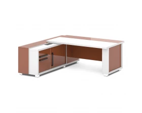 Стол с греденцией (беспроводная зарядка, 2xUSB, розетка) 2035х2016х750 Grace images