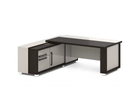 Стол с греденцией (беспроводная зарядка, 2xUSB, розетка) 2035х2016х750 Grace images