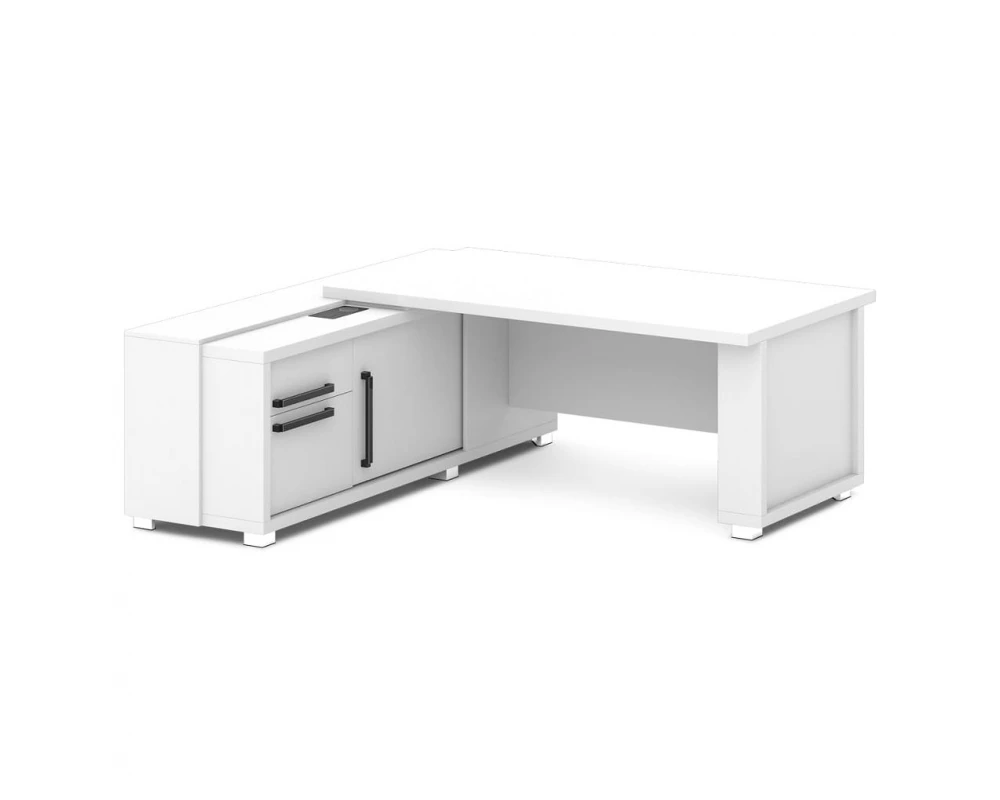 Стол с греденцией (беспроводная зарядка, 2xUSB, розетка) 2035х2016х750 Grace