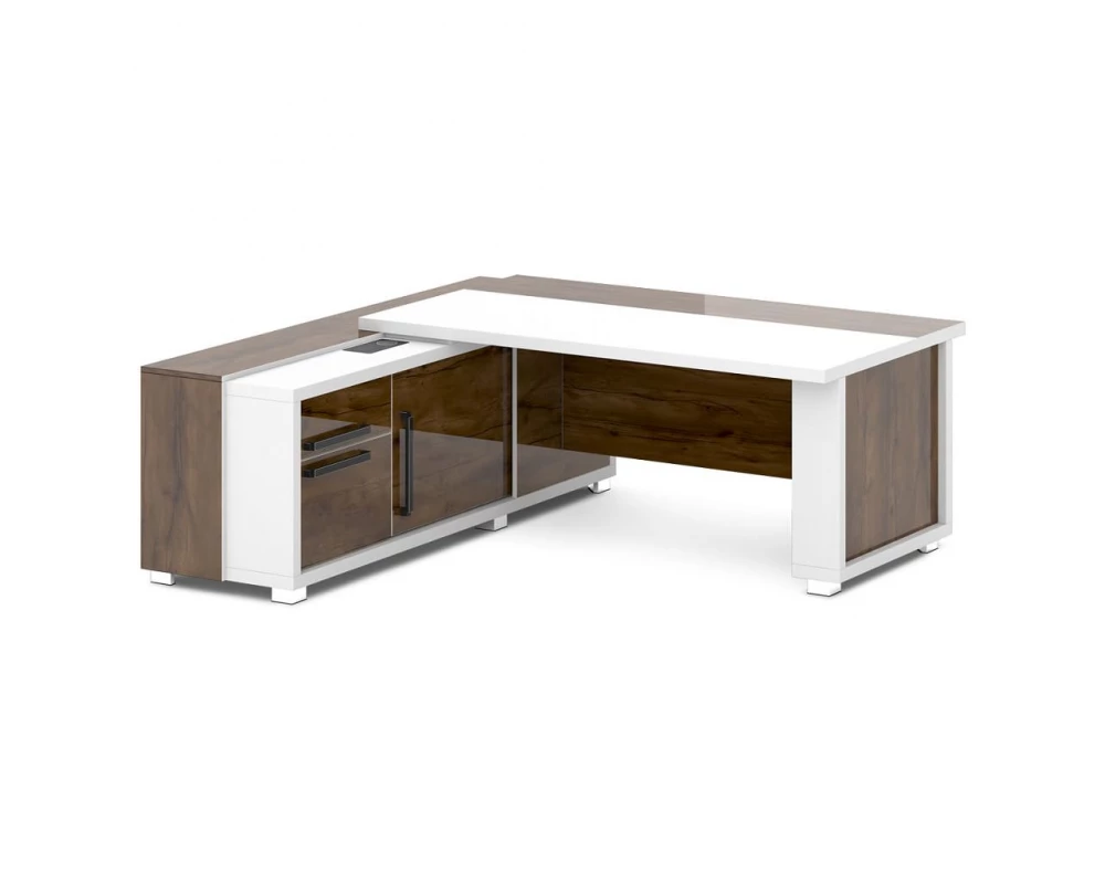 Стол с греденцией (беспроводная зарядка, 2xUSB, розетка) 2035х2016х750 Grace