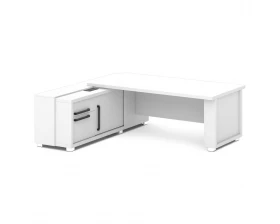 Стол с греденцией (беспроводная зарядка, 2xUSB, розетка) 2235х2016х750 Grace images