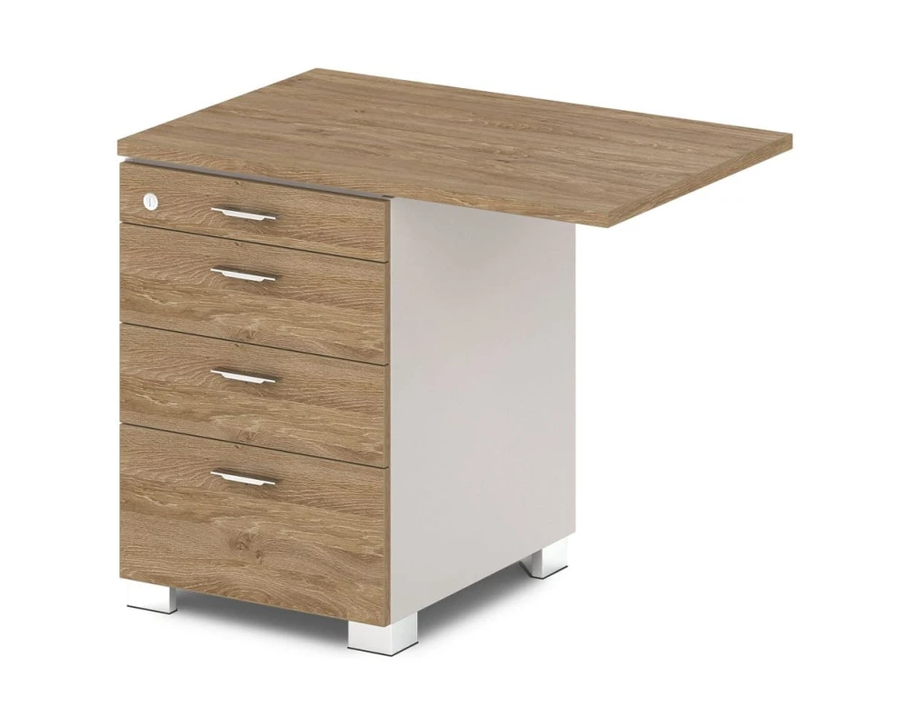 Тумба приставная с замком на 1 ящик 900х600х750 Grandeza