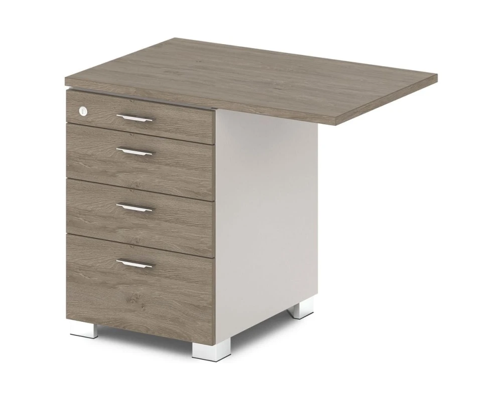 Тумба приставная с замком на 1 ящик 900х600х750 Grandeza