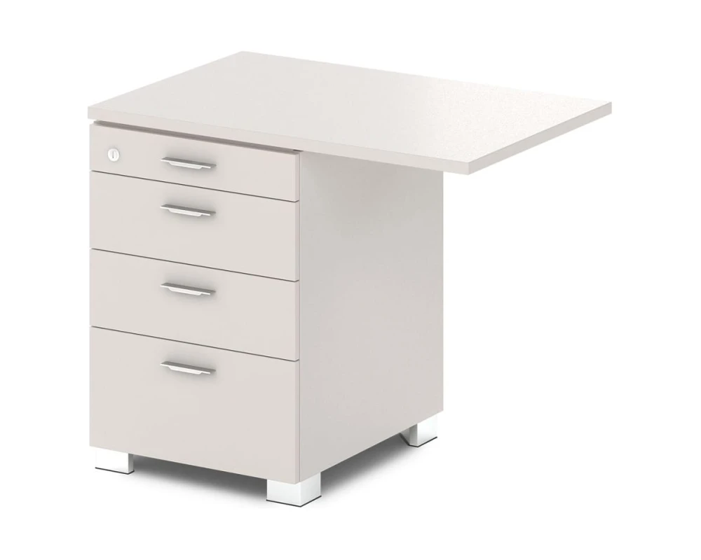 Тумба приставная с замком на 1 ящик 900х600х750 Grandeza