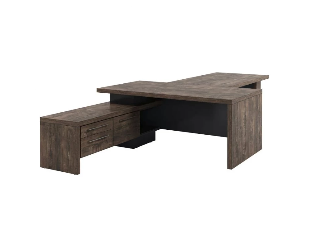 Стол руководителя с опорной тумбой T-918л.0000 Торстон