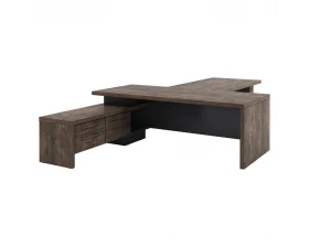 Стол руководителя с опорной тумбой T-922л.0000 Торстон images