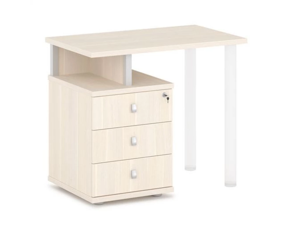 Тумба приставная с замком на первый ящик V-243 Vasanta